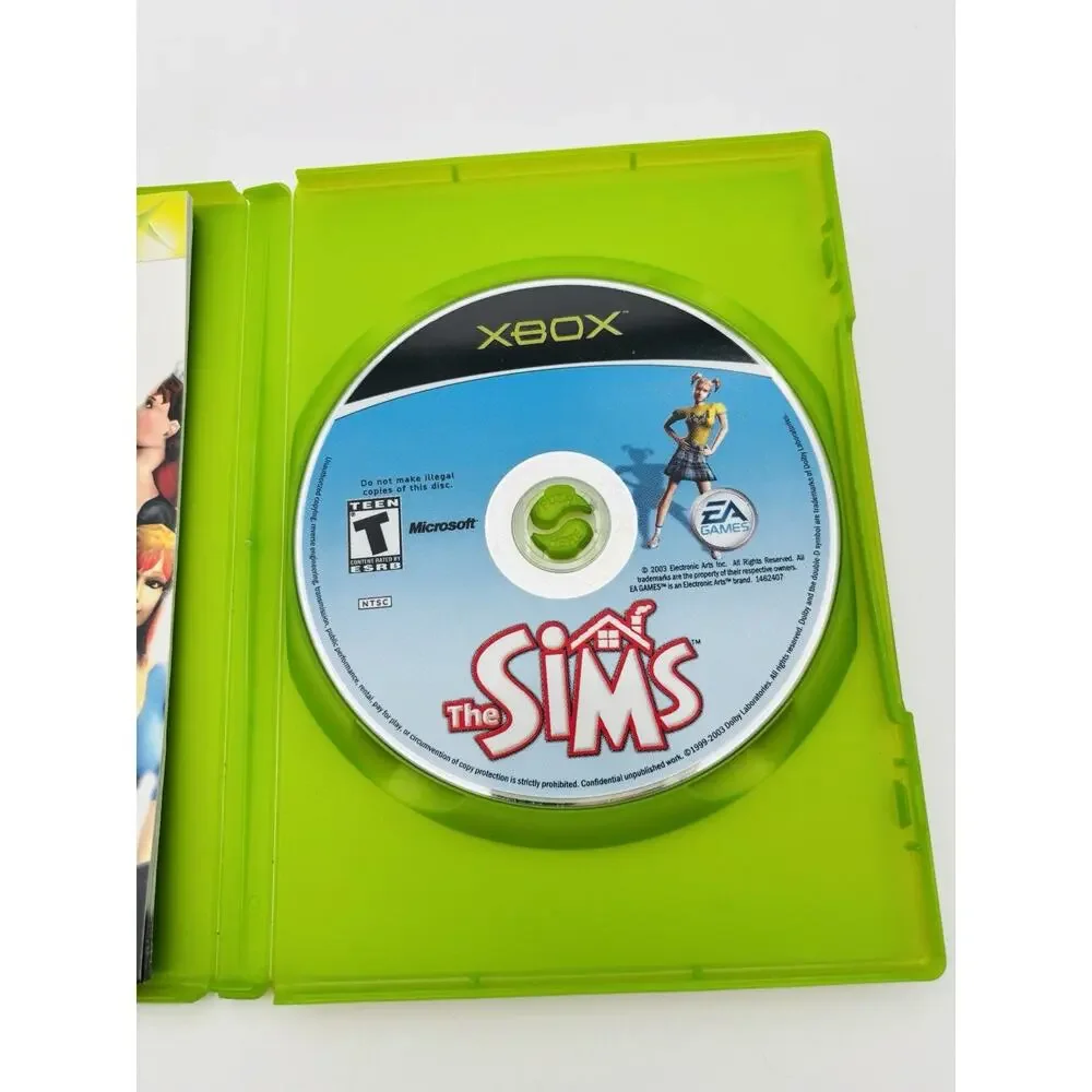 Sims (The Sims) - Microsoft Xbox CIB Tested Works Complete VG Condition